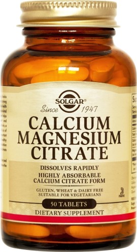 Solgar Calcium Magnesium Citrate 50 tabs