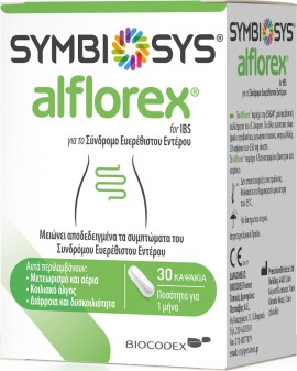 Biocodex Symbiosys Alflorex για Το Ευερέθιστο Έντερο 30 Κάψουλες