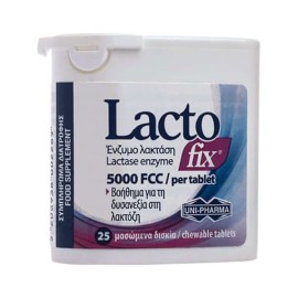 Unipharma LactoFix 5000FFC 25 Μασώμενα Δισκία