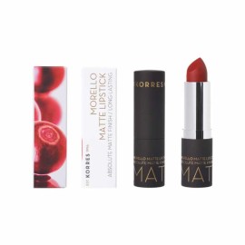 Korres Morello Matte Lipstick 57 Scarlet Suede Ματ Κραγιόν Με Κρεμώδη Υφή 3.5gr