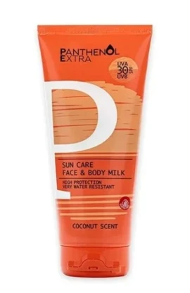 Panthenol Extra Sun Care Face & Body Milk Αντηλιακό Γαλάκτωμα SPF 30 για Πρόσωπο & Σώμα με Άρωμα Καρύδας, 100ml