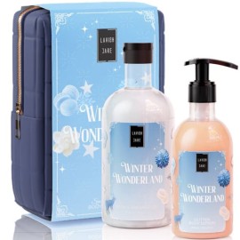 Lavish Care XMAS Promo Winter Wonderland Aφρόλουτρο, 500ml, Glitter Γαλάκτωμα Σώματος, 300ml & Δώρο Νεσεσέρ, 1τεμ, 1σετ