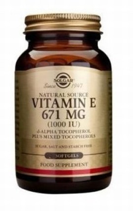 Solgar Vitamin E 671mg (1000iu) 50 softgels