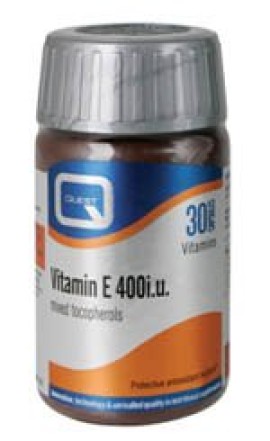 Quest Βιταμίνη Ε 400i.u. mixed tocopherols 30 κάψουλες