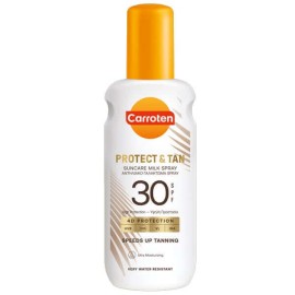 Carroten Protect & Tan Αντηλιακό Γαλάκτωμα Spray SPF30 200ml