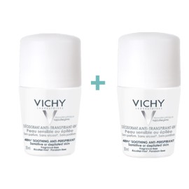 Vichy Deodorant Anti-Transpirante Ευαίσθητη Επιδερμίδα 48H 50ml 1+1
