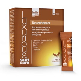 Intermed Luxurious Suncare Tan Enhancer Πόσιμο Διάλυμα Φυσικού Μαυρίσματος 20 Φακελίσκοι