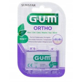 Gum 724 Ortho Wax Mint Flavored Οδοντικό Νήμα 1τμχ