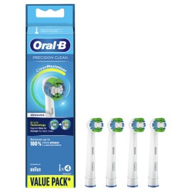 Oral-B Precision Clean CleanMaximiser Value Pack Ανταλλακτικές Κεφαλές για Ηλεκτρική Οδοντόβουρτσα 4τμχ