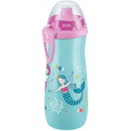NUK First Choice Sports Cup με καπάκι Push-Pull Μοβ 24+ μηνών 450ml