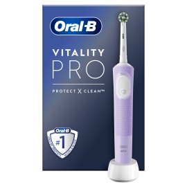 Oral-B Vitality Pro Lilac Mist Ηλεκτρική Οδοντόβουρτσα Μωβ Χρώμα, 1τεμχ