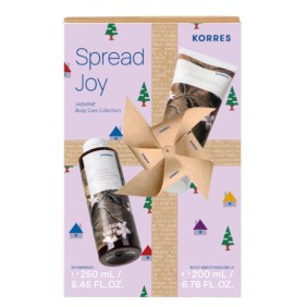 Korres Set Spread Joy Jasmine Body Care Renewing Body Cleanser Jasmine Αφρόλουτρο με Γιασεμί 250ml + Body Smoothing Milk Jasmine Γαλάκτωμα Σώματος με Γιασεμί 200m