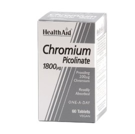 Health Aid Chromium Picolinate 1800 μg, 60 ταμπλέτες