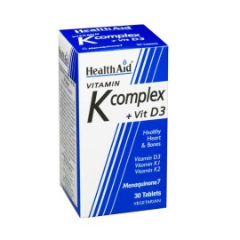 Health Aid Vitamin K Complex & Vitamin D3 Συμπλήρωμα Διατροφής 30tabs