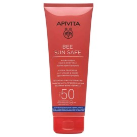 Apivita Bee Sun Safe Hydra Fresh Face & Body Milk Ενυδατικό Αντηλιακό Γαλάκτωμα για Πρόσωπο & Σώμα SPF50 200ml