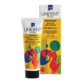 Intermed Unident Kids Toothpaste Παιδική Οδοντόκρεμα 500ppm Φθόριο 2y+, 50ml