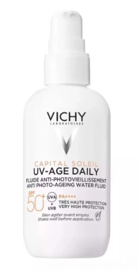 Vichy Capital Soleil UV-AGE Αντηλιακό Προσώπου κατά της Φωτογήρανσης SPF50+ 80ml