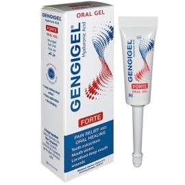 Gengigel Forte Oral Gel Hyaluronic Acid Γέλη Καταπράυνσης & Προστασίας για τα Ούλα, 8ml