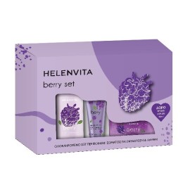 Helenvita Berry Set with Body Milk, 300ml & Body Scrub, 250ml & Hand Cream, 30ml