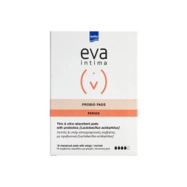 Intermed Eva Intima Probio Pads Σερβιέτες με Φτερά και Προβιοτικά 18τμχ