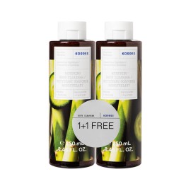 Korres Αφρόλουτρο Αγγούρι Bamboo  250ml 1+1