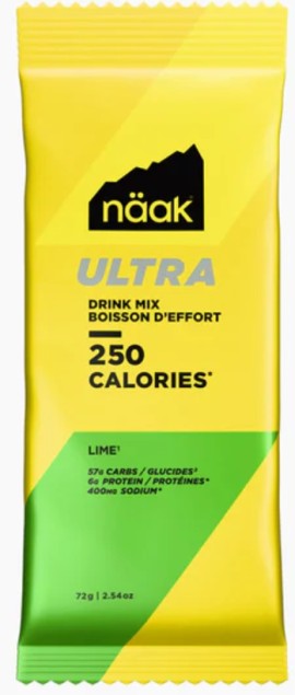 Näak Ultra Energy Drink Mix, Πόσιμοι Υδατάνθρακες, 72g Γεύση  Lime