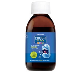 Frezyderm Cough Syrup Kids Σιρόπι για τον Ξηρό και Παραγωγικό Βήχα με Γεύση Φράουλα και Μέλι 1+, 182g