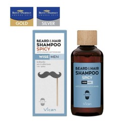 Vican Beard  & Hair Shampoo Spicy  Wise Men 200ml