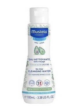 Mustela No Rinse Cleansing Water Νερό Καθαρισμού χωρίς Ξέβγαλμα με Βιολογικό Αβοκάντο 100ml